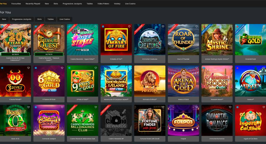 Grand Mondial Casino Games