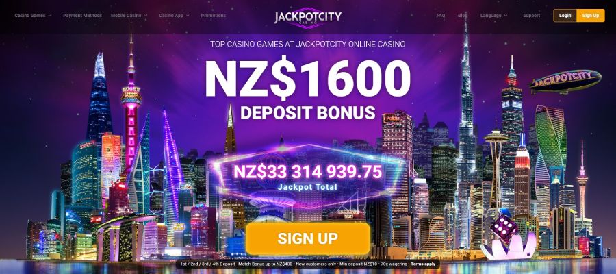 Jackpot City Casino NZ