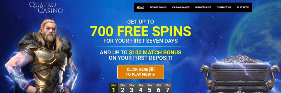 Quatro Casino NZ Bonus